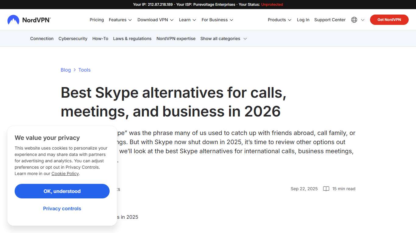 Best Skype alternatives in 2026 NordVPN